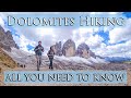 HIKING and TRAVELLING in DOLOMITES ALL YOU NEED TO KNOW | Best trails, weather, public transport