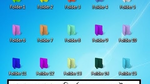 How to change a computer Folder color. কম্পিউটারের ফোল্ডারের কালার পরিবর্তন করুন সহজেই!!