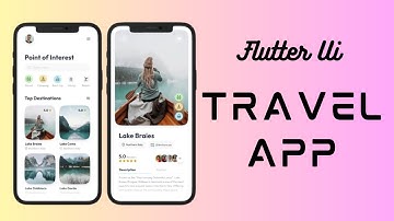 Flutter Travel App Ui Design | Speed Code | Flutter Ui Design Tutorial