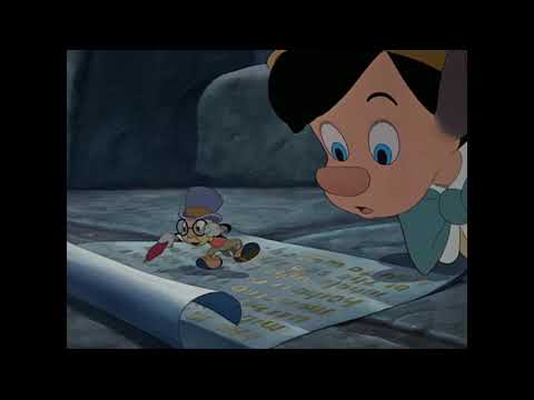 Pinocchio (1940) - The Letter From The Blue Fairy