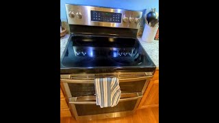 GE double oven range control panel loose fix