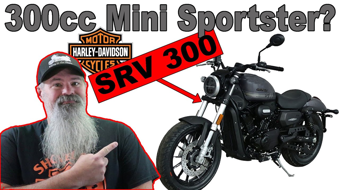 Mini Sportster Harley Davidson Qianjiang Qjmotor 300 Srv Youtube
