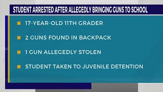 Nashville high school student found carrying two loaded guns on campus