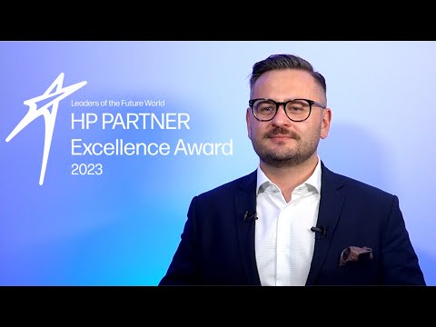 HP Partner Excellence Award 2023 - Arkadiusz Kwiatkowski z Microsoft Polska