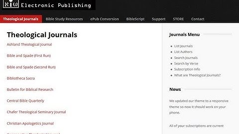 How to find articles in the Theological Journal Library Database