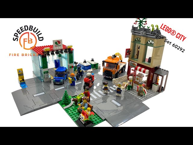 LEGO City Town Center Speed Build new Road Plates 60292 Speed