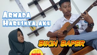 HARUSNYA AKU -ARMADA- COVER BY AIN CUPANK