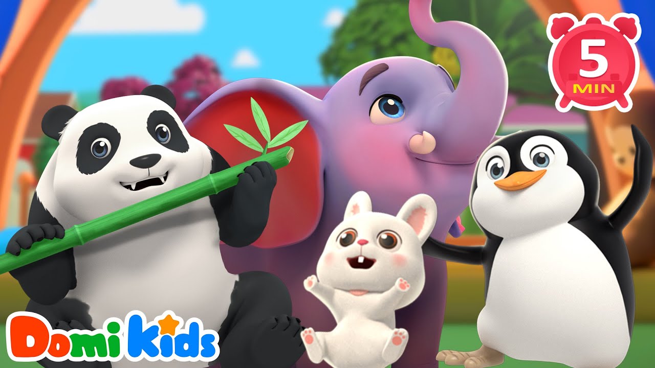 動物來我家｜Animal at Home｜動物兒歌｜寶貝多米-動物派對