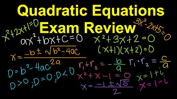 Grade 9 - Quadratic Equations Exam Review (Tagalog/Filipino Math)