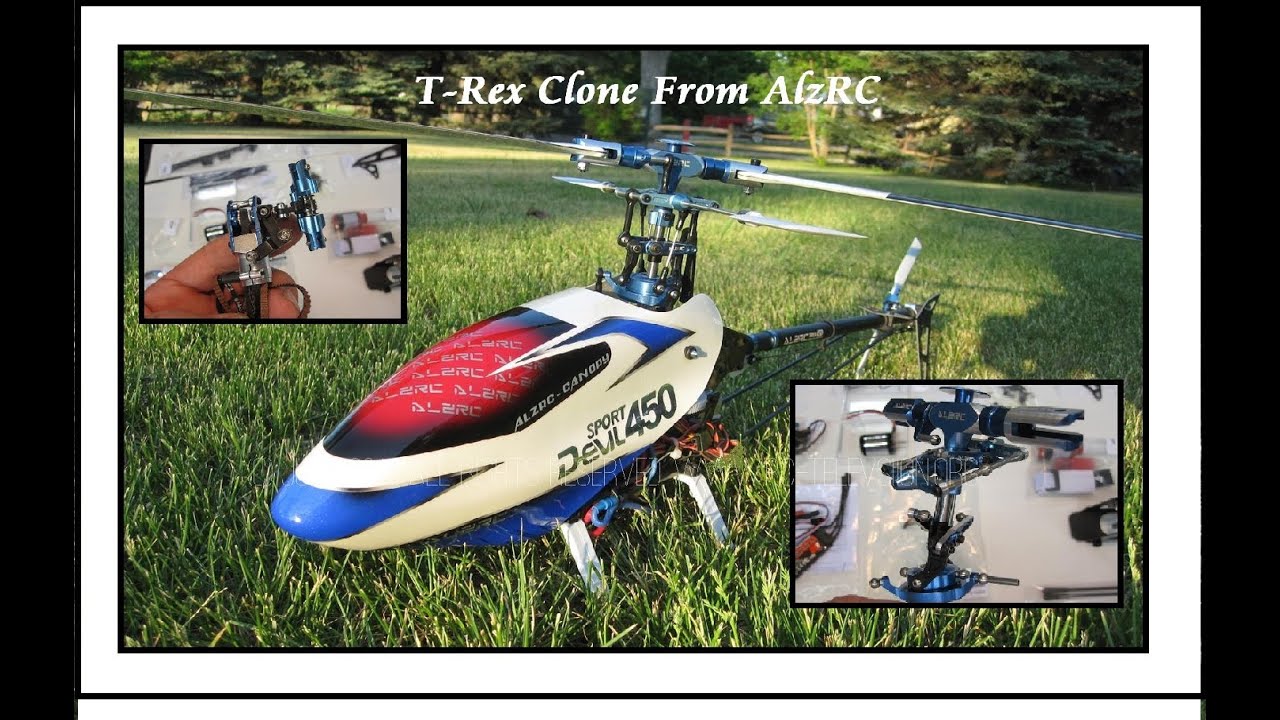 T-Rex 450 Clone Kit had Missing parts & out of round gears. See it