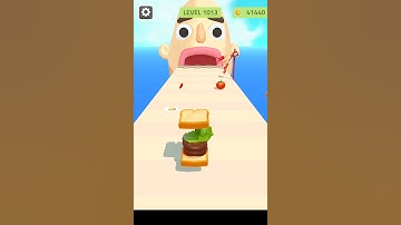 Sandwich Runner Level 1013 Gameplay Walkthrough Android #Shorts