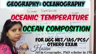 Explaining Ocean Temperature Variation : Horizontal  and Vertical variation (Including Thermocline)