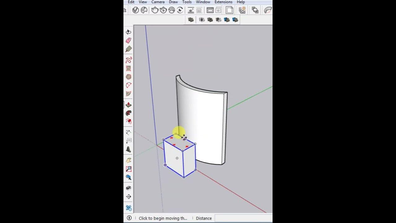 How to cut a curved wall in SketchUp sketchup YouTube