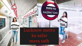 Lucknow metro ka safar mera sath || supriyatheclassytips || lucknowvlog screenshot 4