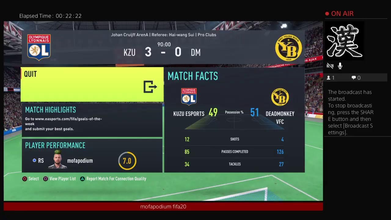 Kuzu Esports vs Deadmonkey VFC (Eslegue)