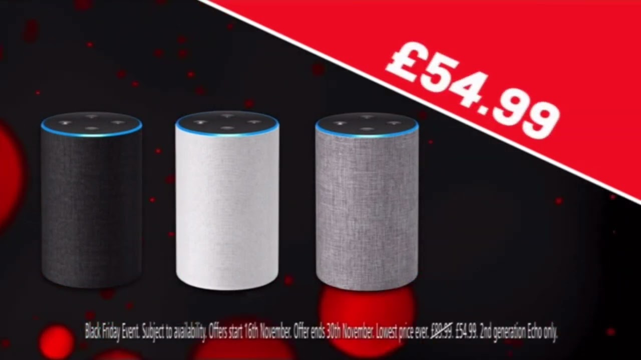 Argos Black Friday Event Echo Run Vacuum Vouchers Advert 2018