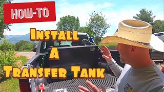 How To Install A Diesel Transfer Tank And Electric Pump