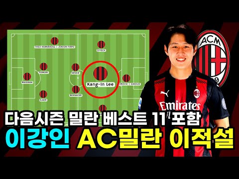 이강인, 다음 <strong>시즌</strong> AC <strong>밀란</strong> 예상 베스트 11에 포함! &amp;quot;감독이 선호하는 유형&amp;quot;