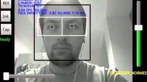 Android OpenCV face and eyes tracking