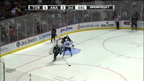 Ex-Leaf Beauchemin Tries to Hit Frattin and Instea...