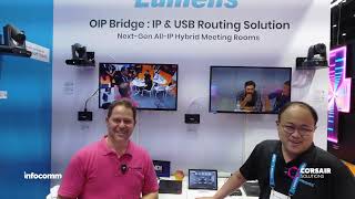 Lumens OIP Bridge: NDI and Dante Routing in One Box