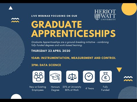 Data Science Graduate Apprenticeship Webinar 2020 | Heriot-Watt University