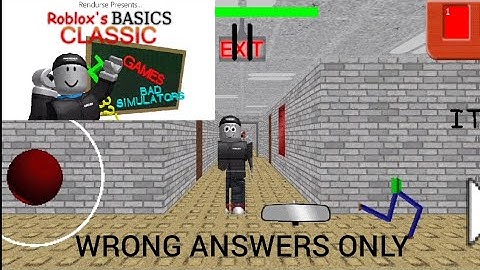 (WRONG ANSWERS ONLY) - Roblox