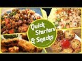 Quick and Healthy Snacks - BEST Starters and Snack Recipes - Easy To Make Recipes in Hindi