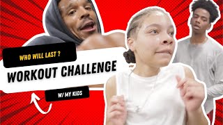 I Challenged My Kids To A Work Out | ₩ØRK WEDNESDAYS | Cam Newton Vlogs