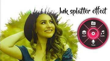 How to make Ink splatter effect Video in kinemaster Telugu | Kinemaster | Srikanth Tech Creator