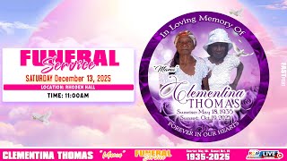 Clementina Thomas {Funeral Service}