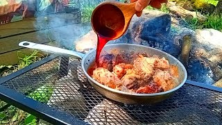 The best CHICKEN cooked outdoors -  My italian recipe 