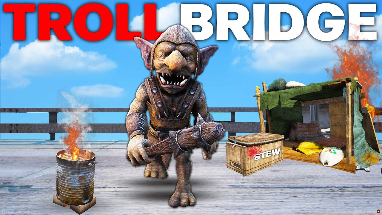 ATTACKING MY SERVER AS A TROLL UNDER THE BRIDGE! | GTA 5 RP