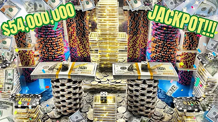 🔵(MUST SEE) HIGH RISK COIN PUSHER $7,000,000.00 BUY IN!!! WON OVER $54,000,000.00!!! (MEGA JACKPOT)