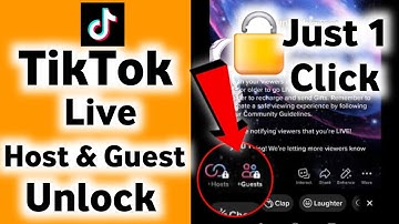 tiktok live host and guest unlock kaise kare/how to unlock guest on tiktok live, unlock guest tiktok