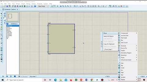 encoder circuit using sub circuit mode - by using proteus