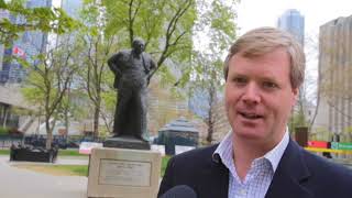 The great grandson of Winston Churchill talks about the leaders interest in painting