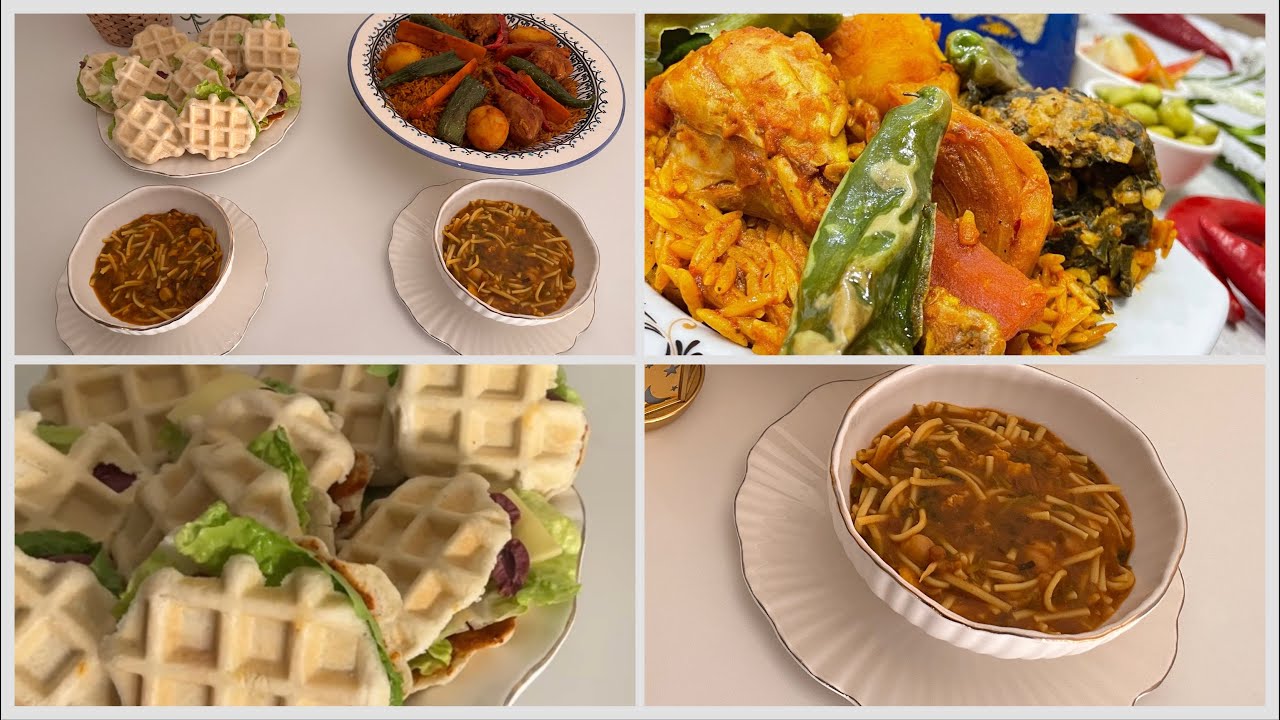 دبارة اليوم 8 🕌🌙 شربة مفوّرة بالدجاج 😍 حريرة مغربية على الطريقه التونسية 👌 قوفر مالحين يذوبو في الفم