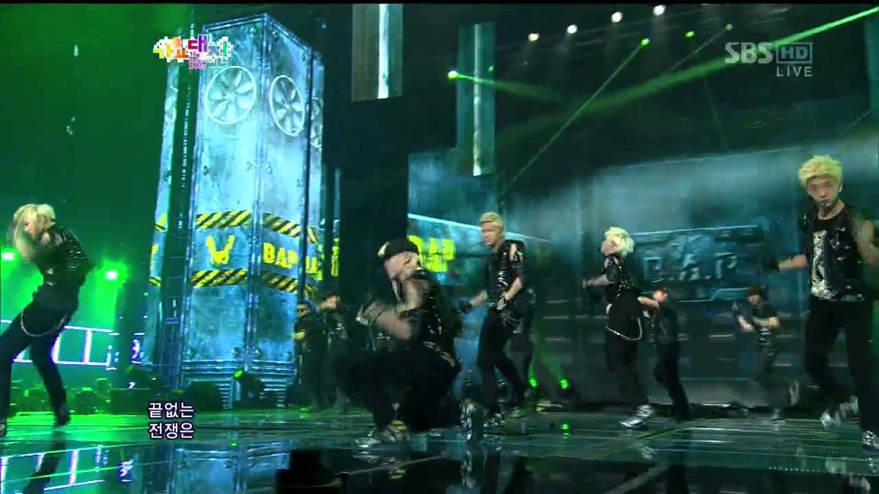BAP [WARRIOR] @SBS gayodaejun поет Тэджон 20121229
