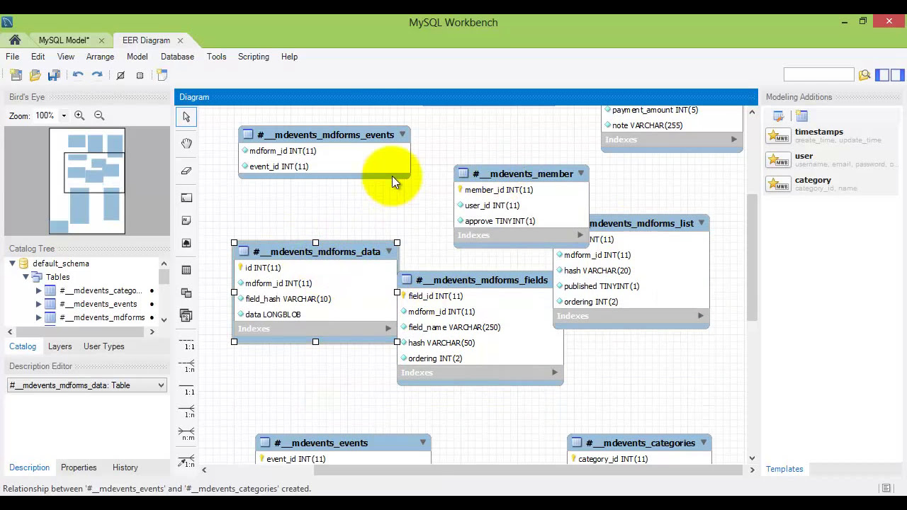 การใช้งาน mysql  New  ทำ ER บน Mysql Workbench สอน การสร้าง ER-Diragram ด้วย MySQL Workbench