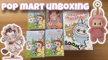 POP MART UNBOXING | Finding Mokoko |Hacipupu | Labubu exciting macaron