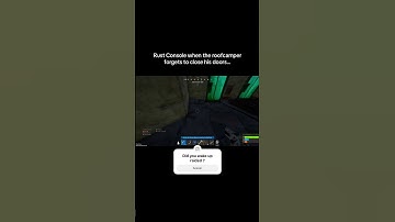 Rust Console when the roofcamper forgets to close his doors…#shorts #rust #rustconsole