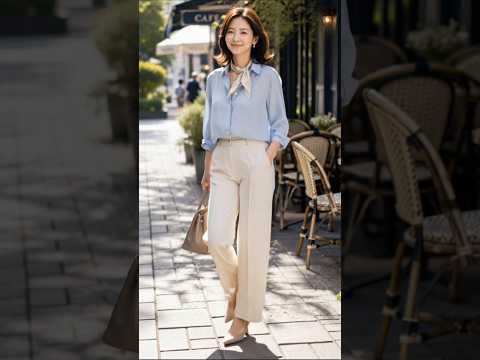 나이 들수록 더 고급스러워 보이는 코디  #5060패션 #중년패션코디 #shorts