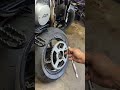 Lets fit the rear supermoto wheel on my NEW FRP FX125 Pro! 😁🔥 It actually looks so nice, I can’t