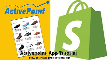 Activepoint Shopify App Tutorial  -  How to create product catalogs using Activepoint APP on Shopify