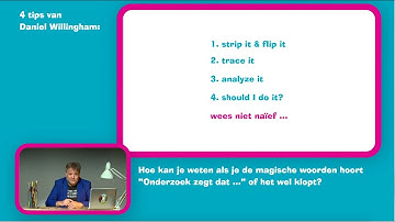 Onderwijstip 1: Wat te doen bij de magische woorden 