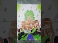 🔥❤️broly legendary super Saiyan in rage drawing🔥❤️#art #drawing #shortvideo #anime#trending #shorts