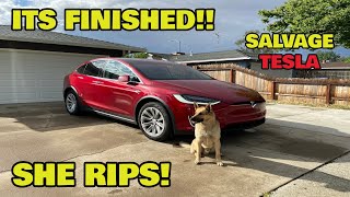 Rebuilding a CHEAP WRECKED Tesla Model X From Copart Part 6 ( Tesla Rebuild )