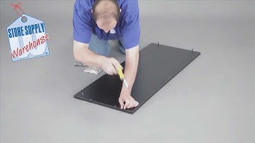 Wood Display Cases - How To Assemble The Service Counter (Complete Instructions)