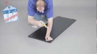 Wood Display Cases - How To Assemble The Service Counter (Complete Instructions)